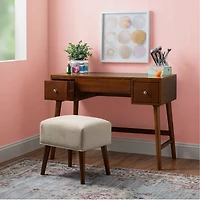 Walnut Viola Flip-Top 2-pc. Vanity Set