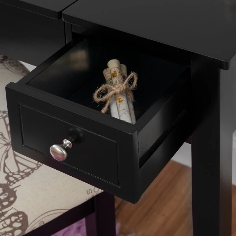 Black Virginia Butterfly 2-pc. Vanity Set