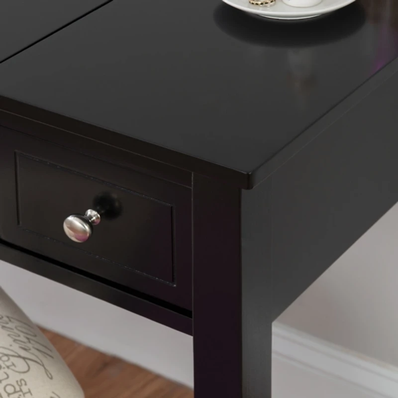 Black Virginia Butterfly 2-pc. Vanity Set