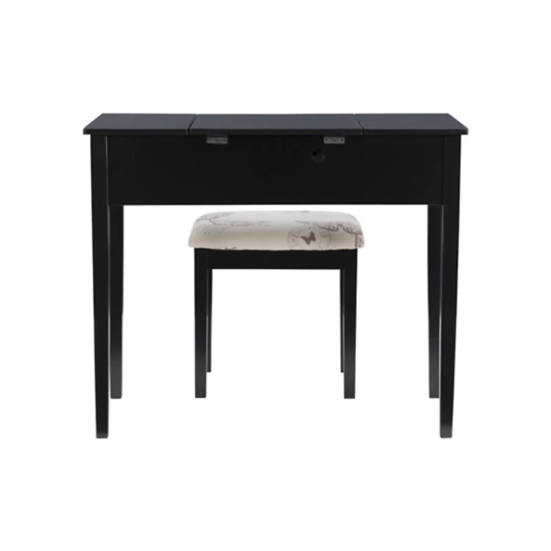 Black Virginia Butterfly 2-pc. Vanity Set