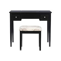 Black Virginia Butterfly 2-pc. Vanity Set