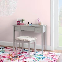 Silver Virginia Butterfly 2-pc. Vanity Set