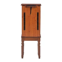 Cherry 5-Drawer Ollie Petite Jewelry Armoire