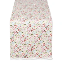 Blue Plaid Happy Bunny Reversible Table Runner