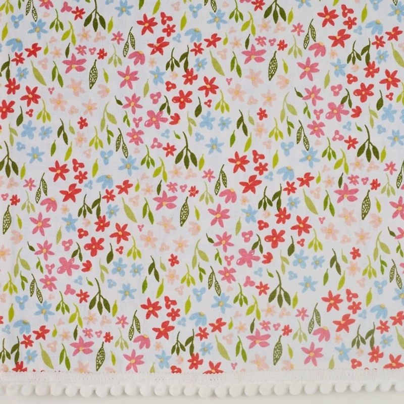 Blue Plaid Happy Bunny Reversible Table Runner