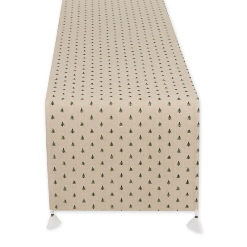 Balsam Fir Tree Jacquard Table Runner