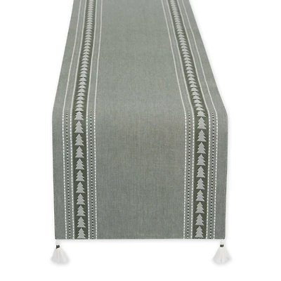 Balsam Fir Tree Jacquard Table Runner