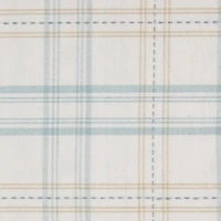 Blue Garden Plaid Tablecloth, 52 in.