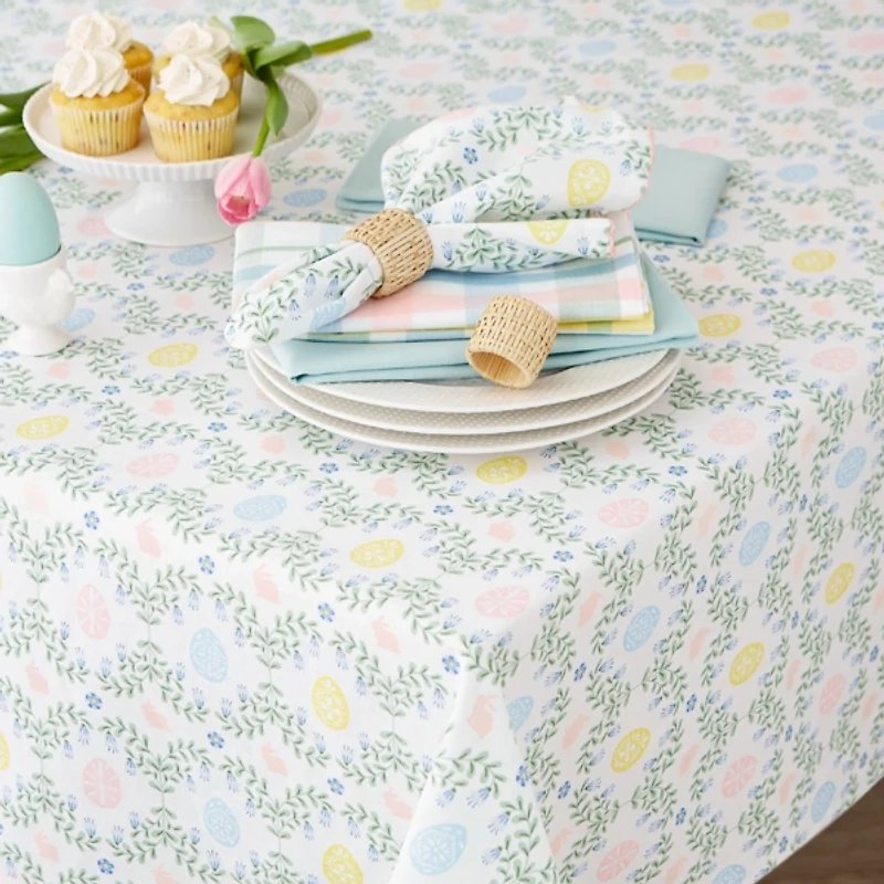 Easter Egg Topiary Tablecloth