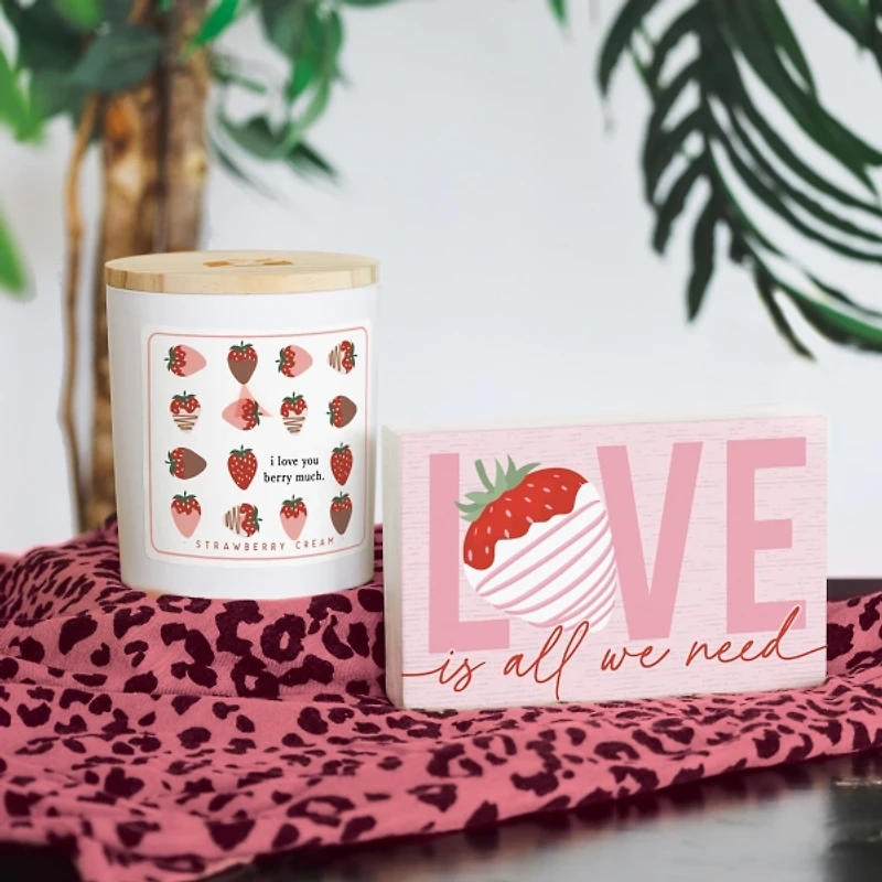 All We Need Sign and Candle 2-pc. Gift Set