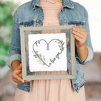 P.S. I Love You Sign and Candle 2-pc. Gift Set