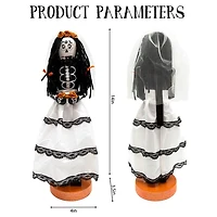 Skeleton Girl Halloween Nutcracker