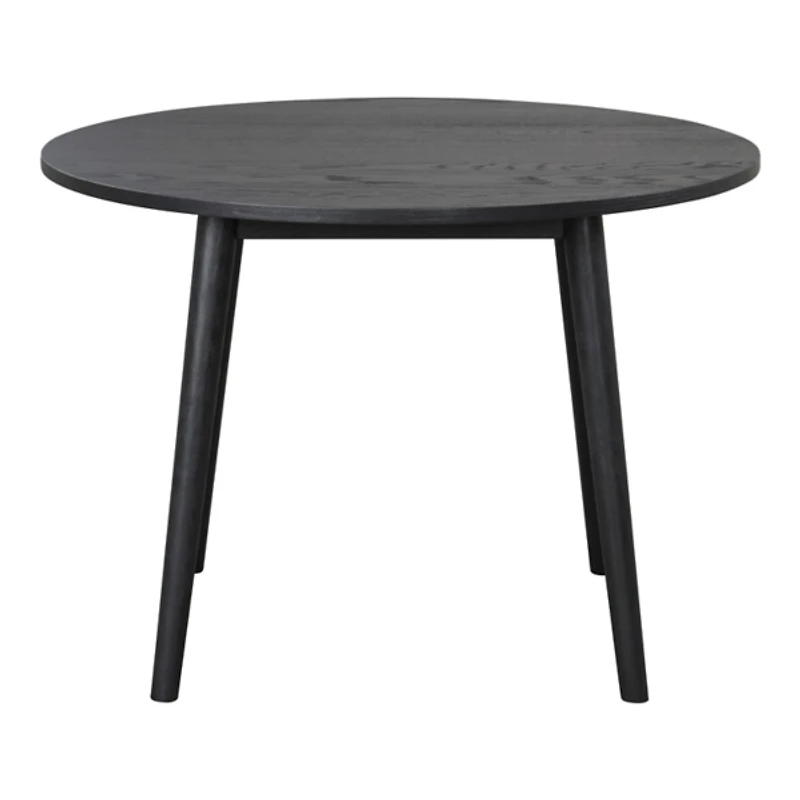 Black Round Veneten Dining Table
