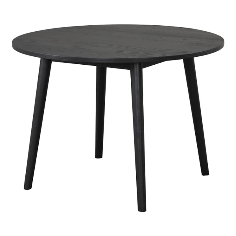 Black Round Veneten Dining Table