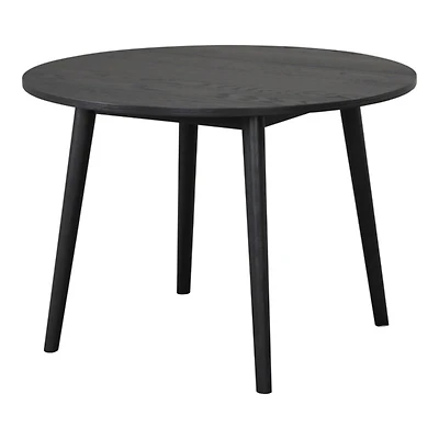 Black Round Veneten Dining Table
