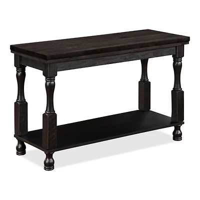 Antique Black Wood Henley Console Table