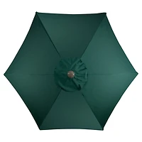 Hunter Green Hand Crank Outdoor Umbrella