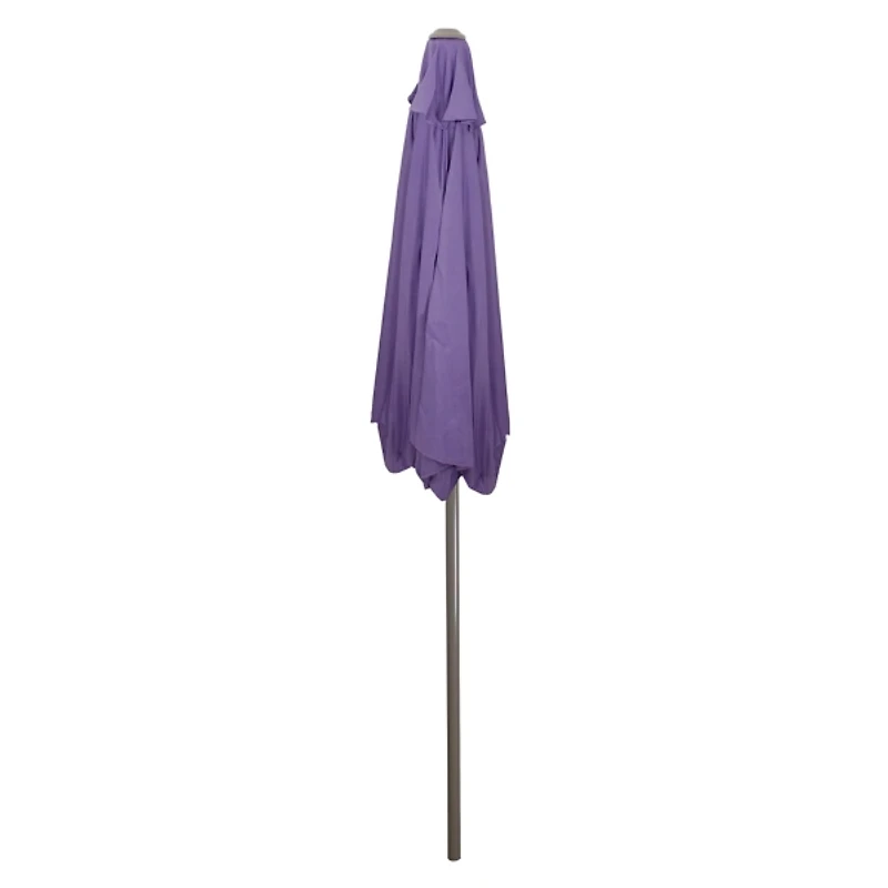 Purple Hand Crank Outdoor Umbrella