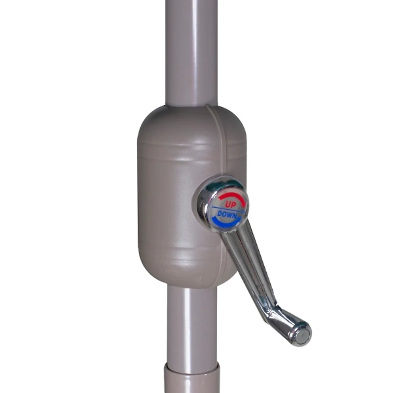 Purple Hand Crank Outdoor Umbrella