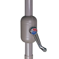 Purple Hand Crank Outdoor Umbrella