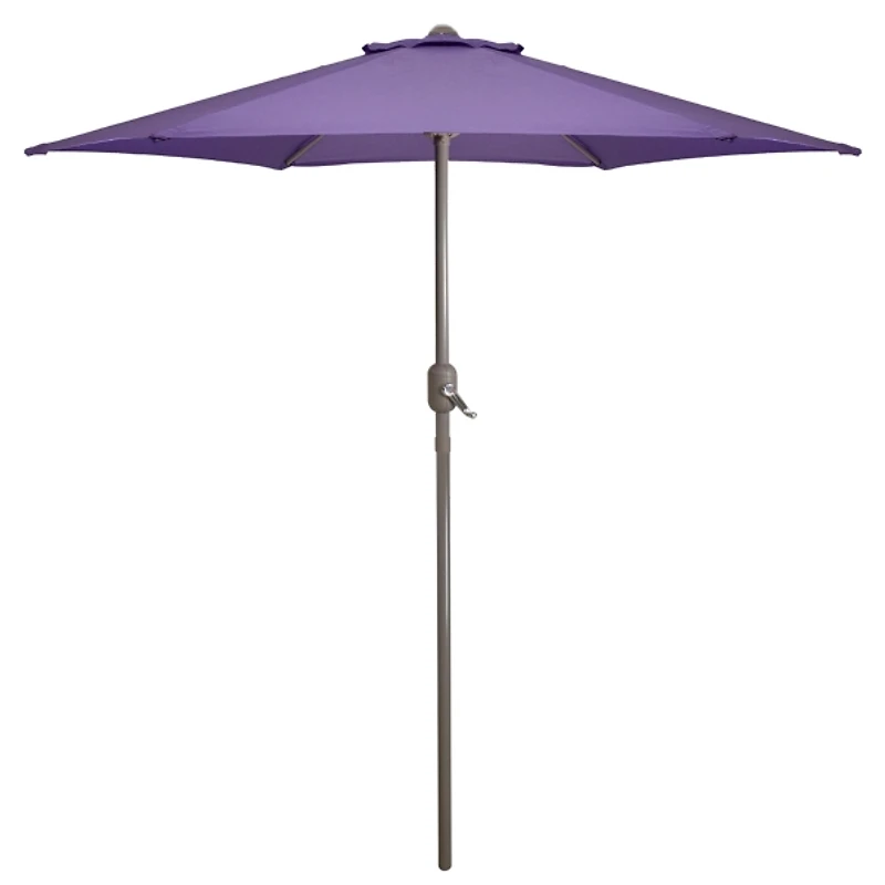 Purple Hand Crank Outdoor Umbrella