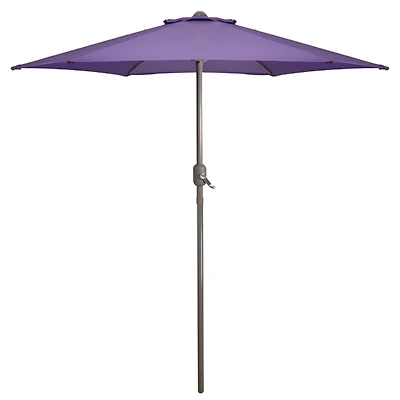 Purple Hand Crank Outdoor Umbrella