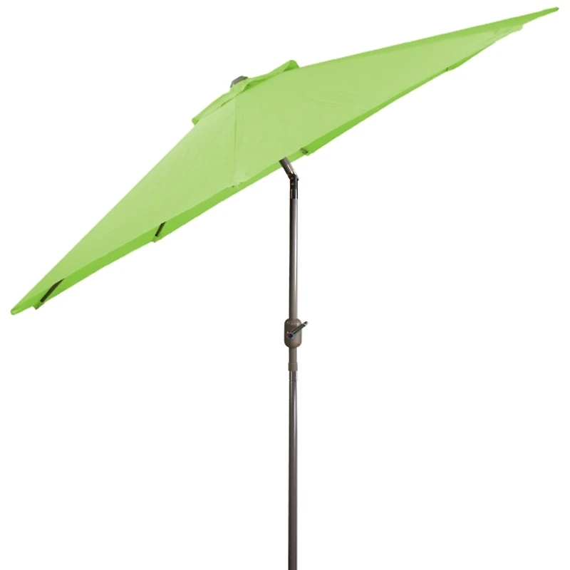 Lime Green Tilt Hand Crank Outdoor Umbrella