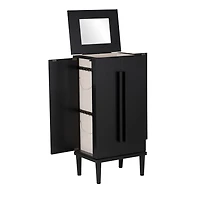 Black 7-Drawer Mekia Jewelry Armoire