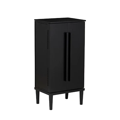 Black 7-Drawer Mekia Jewelry Armoire
