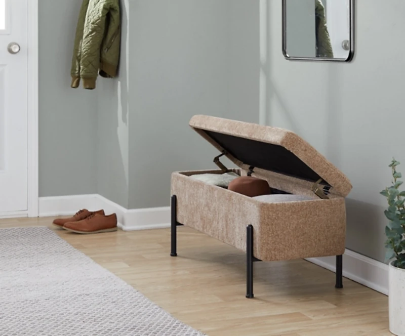 Upholstered Daniella Storage Bench