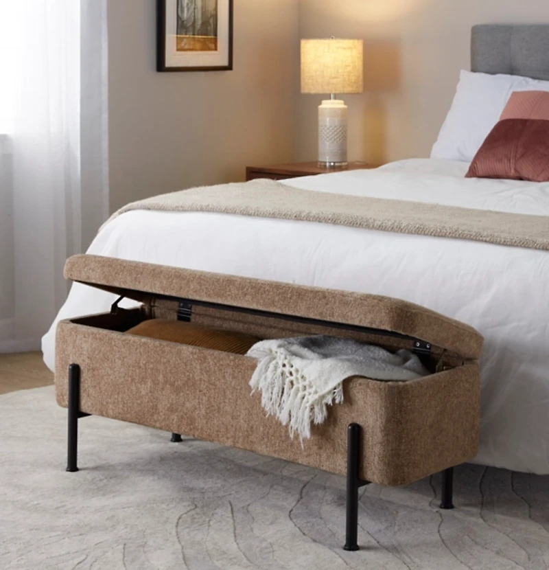 Upholstered Daniella Storage Bench