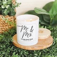 Mr. and Mrs. Est 2025 2-Wick Candle