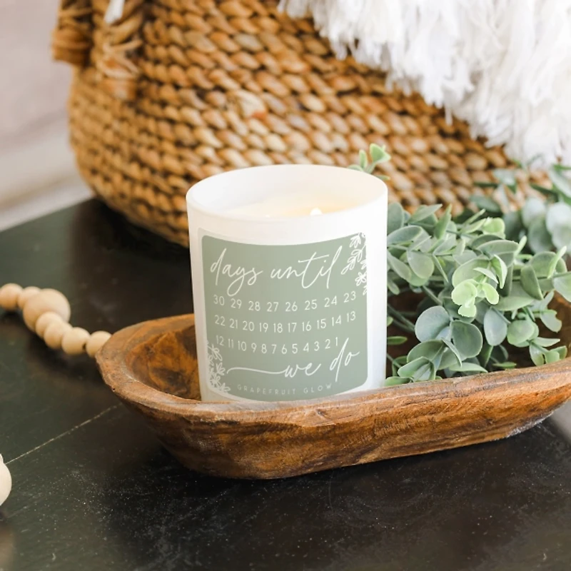 Days Until I Do Scented Jar Candle