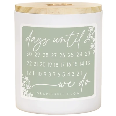 Days Until I Do Scented Jar Candle