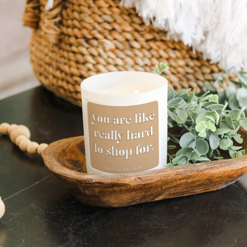 Hard to Shop For Vanilla Jar Candle