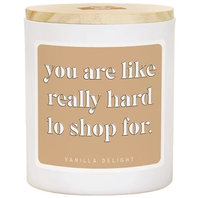 Hard to Shop For Vanilla Jar Candle