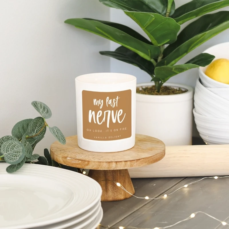 My Last Nerve Vanilla Delight Jar Candle