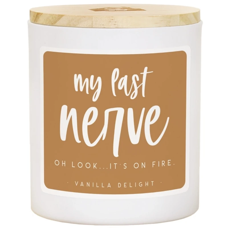My Last Nerve Vanilla Delight Jar Candle