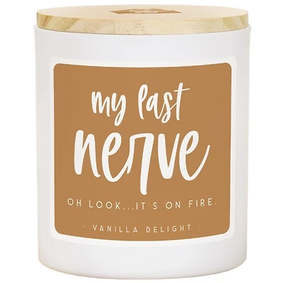 My Last Nerve Vanilla Delight Jar Candle