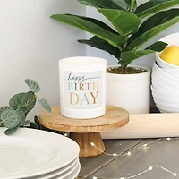 Birthday Cake Happy Birthday Jar Candle