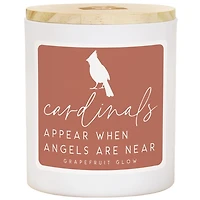 Cardinals Appear Grapefruit Glow Jar Candle