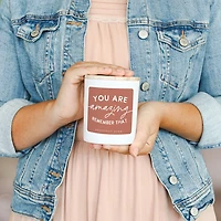You are Amazing Grapefruit Glow Jar Candle