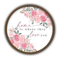 Home is Where They Love You Framed Wall Plaque