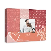Personalized XOXO Canvas Art Print
