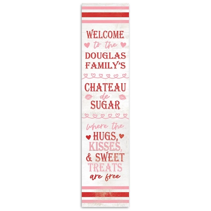 Personalized Chateau de Sugar Porch Board