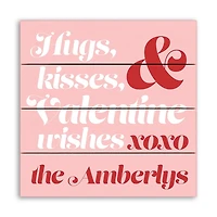 Personalized Valentine Wishes Wall Plaque