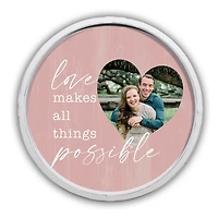 Personalized Love Makes All Possible Wall Plaque