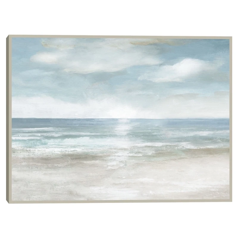 Serene Seas Framed Canvas Art Print
