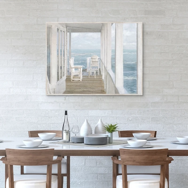 Our Perfect Porch Framed Canvas Art Print