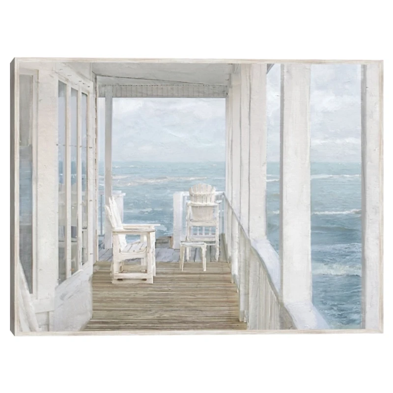 Our Perfect Porch Framed Canvas Art Print
